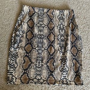 Snakeskin Skirt